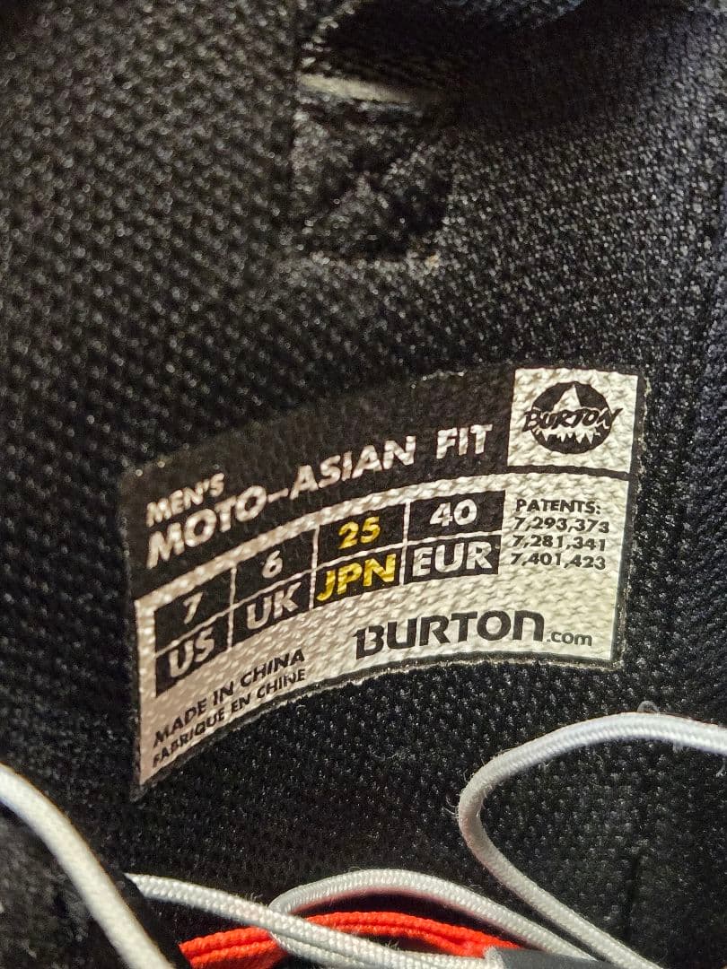 BURTON　MOTO-ASIAN FIT　25cm　バートン　メンズブーツ
