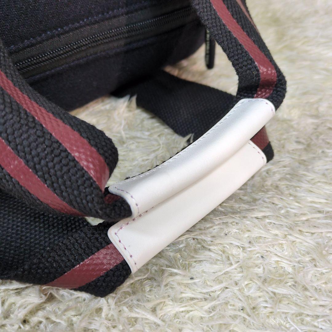 パーリーゲイツ カートバッグ 2way ワッペン キャンバス ブラック