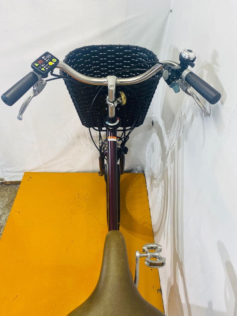 電動アシスト自転車 シティタイプ パープル