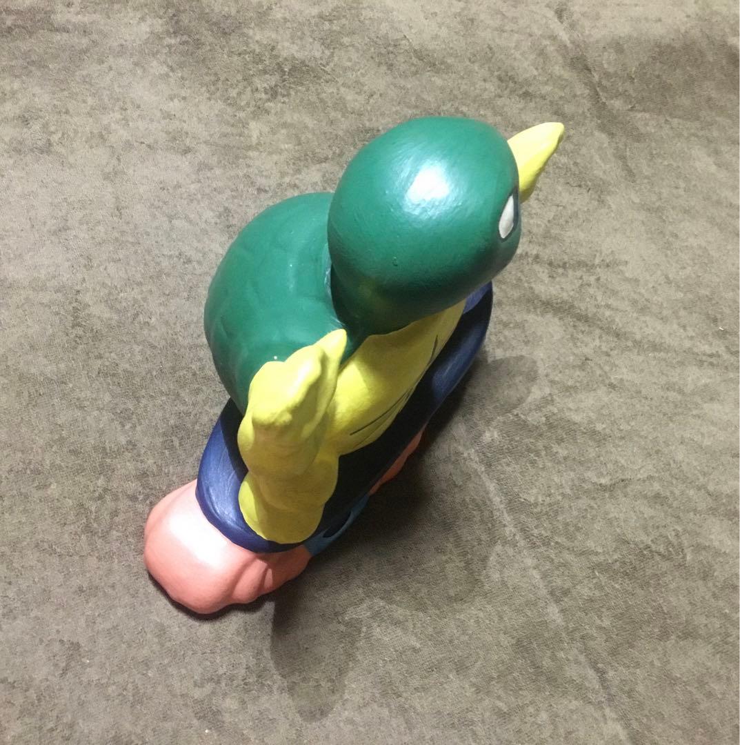 ビンテージ　~70's スケートボードを楽しむカメ の置物　約20cm