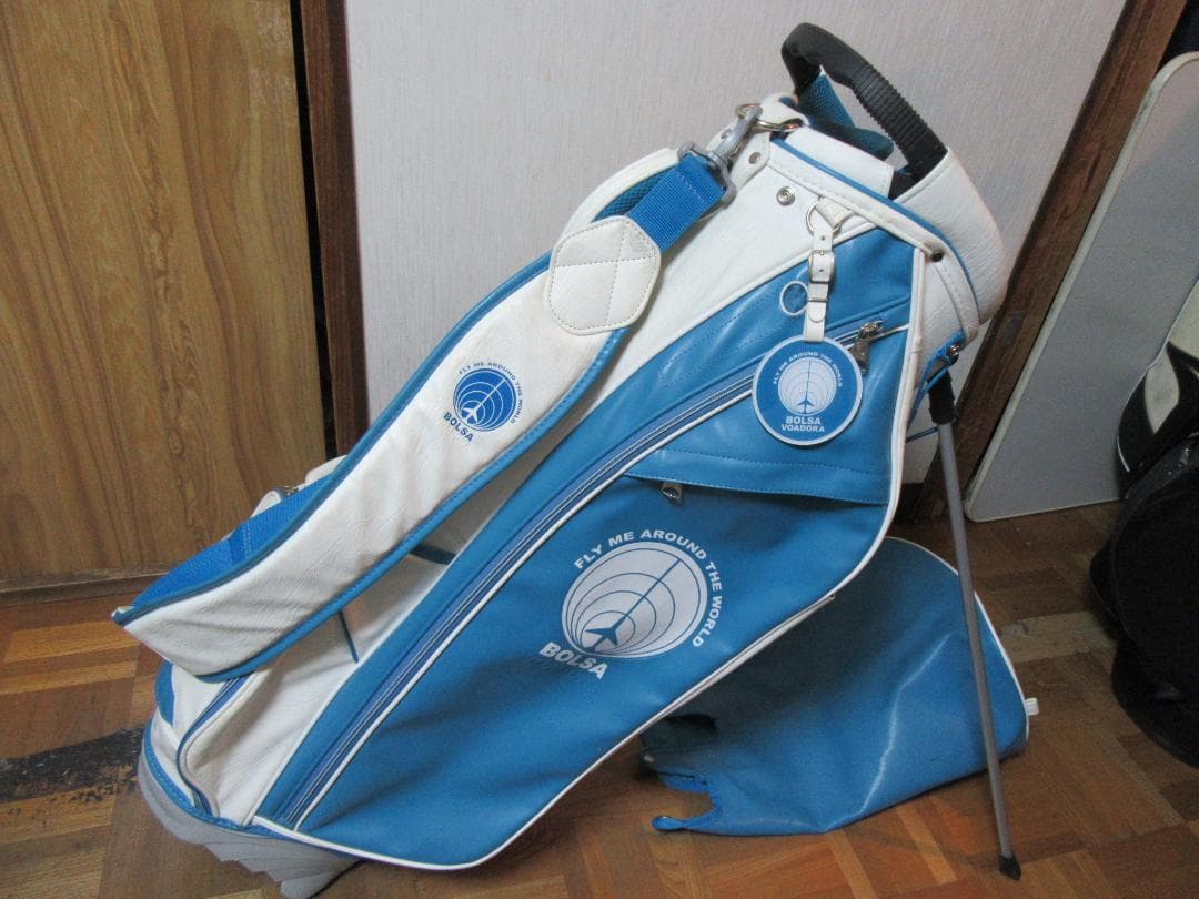 ★☆★MIZUNO★BOLSA VOADORA ★スタンドバック★青/白★☆★