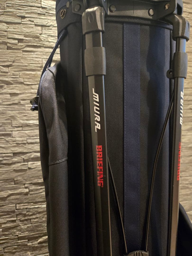 【限定300】三浦技研×BRIEFING キャディバッグ＋スタンド＋ヘッドカバー