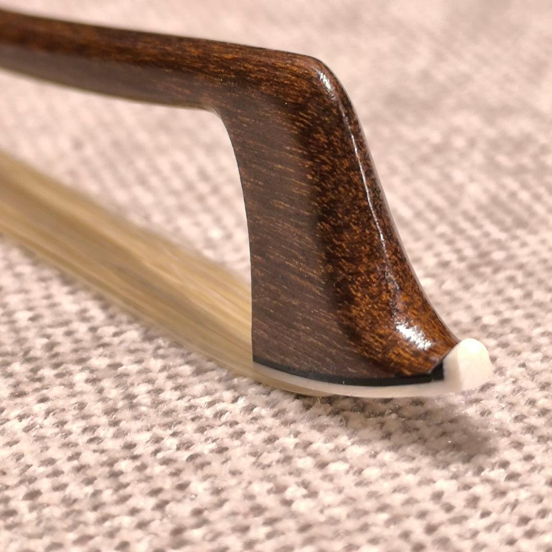 【オールド】フランス製 バイオリン弓 4/4 銀黒檀 修復済み