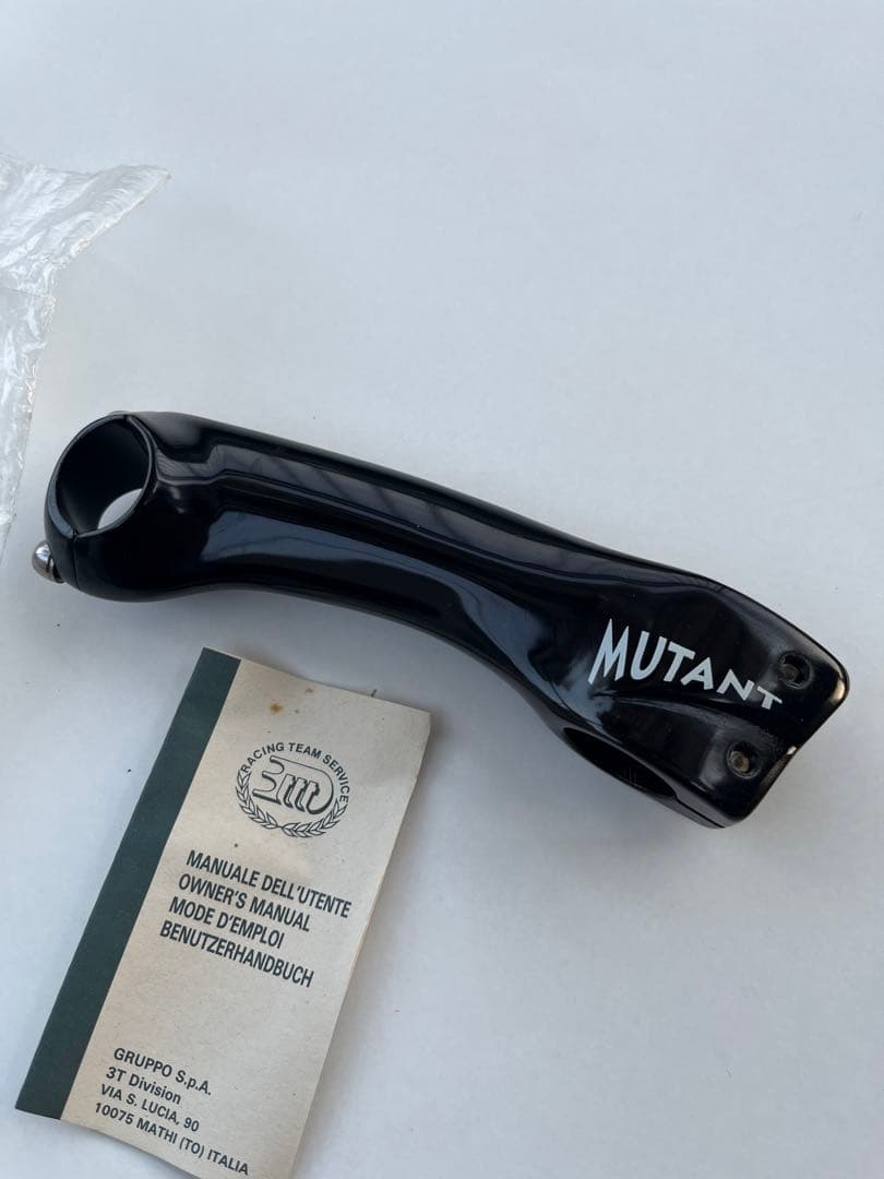 3ttt ミュータント アヘッドステム 黒色　130mm ステム　ピスト　ロード