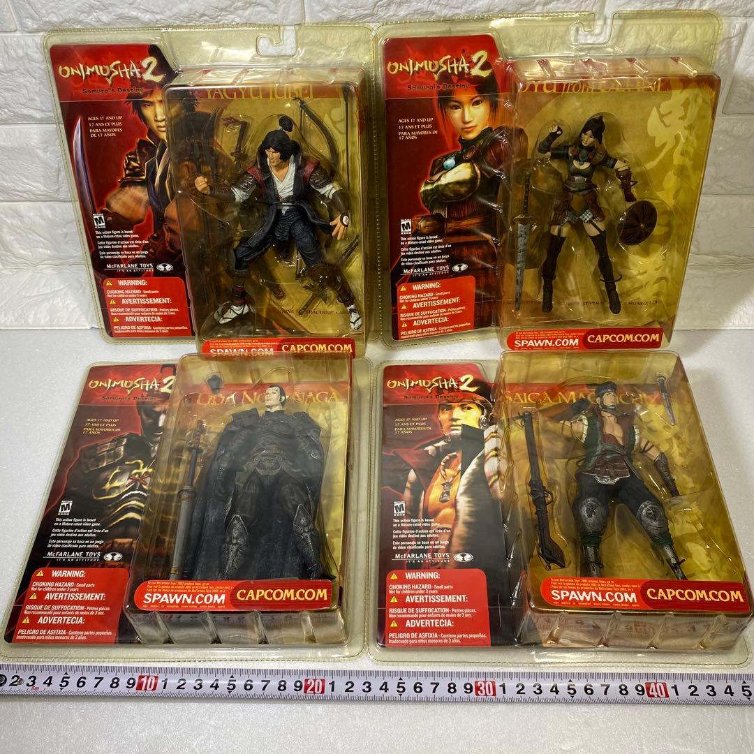 鬼武者2　柳生十兵衛&小谷のオユウ&雑賀孫一&織田信長　フィギュア　4種セット