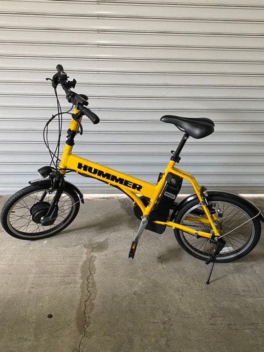 ハマー　電動アシスト付き自転車　黄色