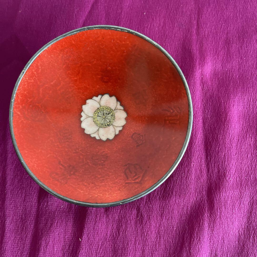 征清従軍祈念盃　七宝焼き