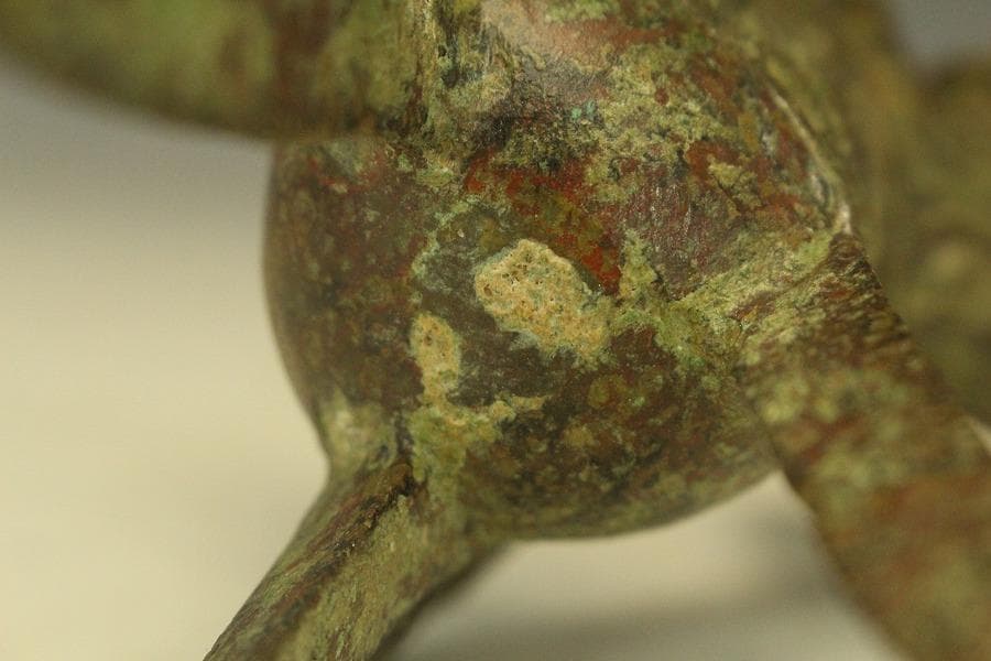 中国美術 青銅 爵(HA509)