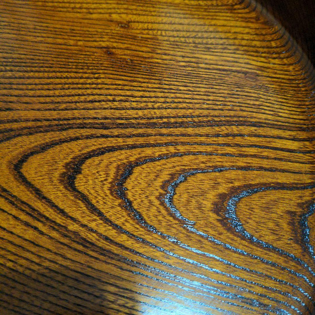 欅　くり抜き　丸盆　２個セット