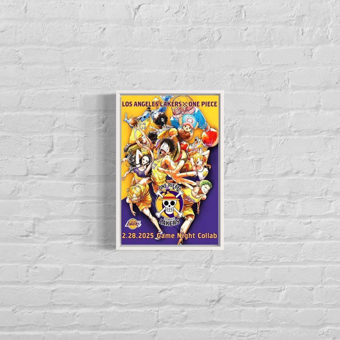 【残1枚】ワンピース×レイカーズ限定コラボポスターonepiece×lakers