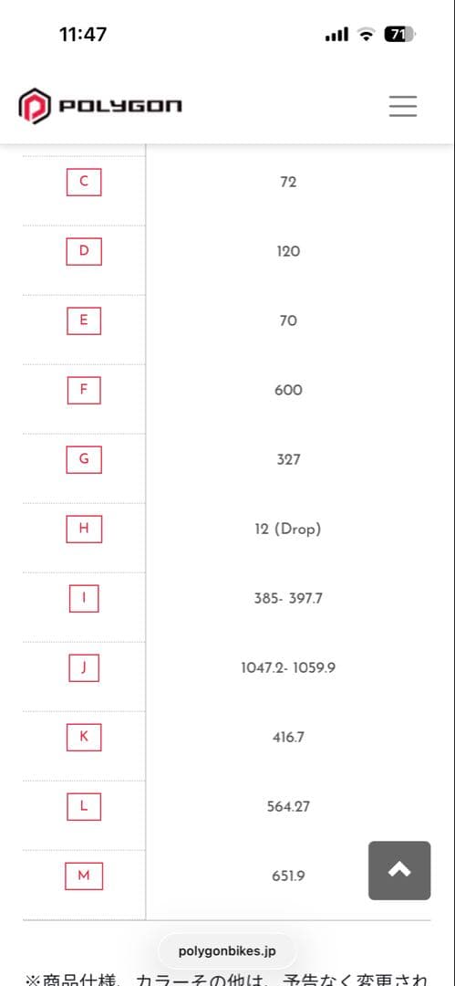 polygon TRID ダートジャンプ　フレーム DJ