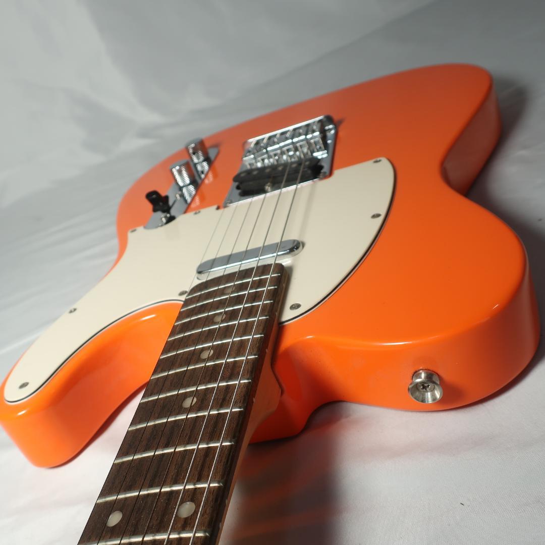 美品 Squier テレキャスター オレンジ Fenderケース付