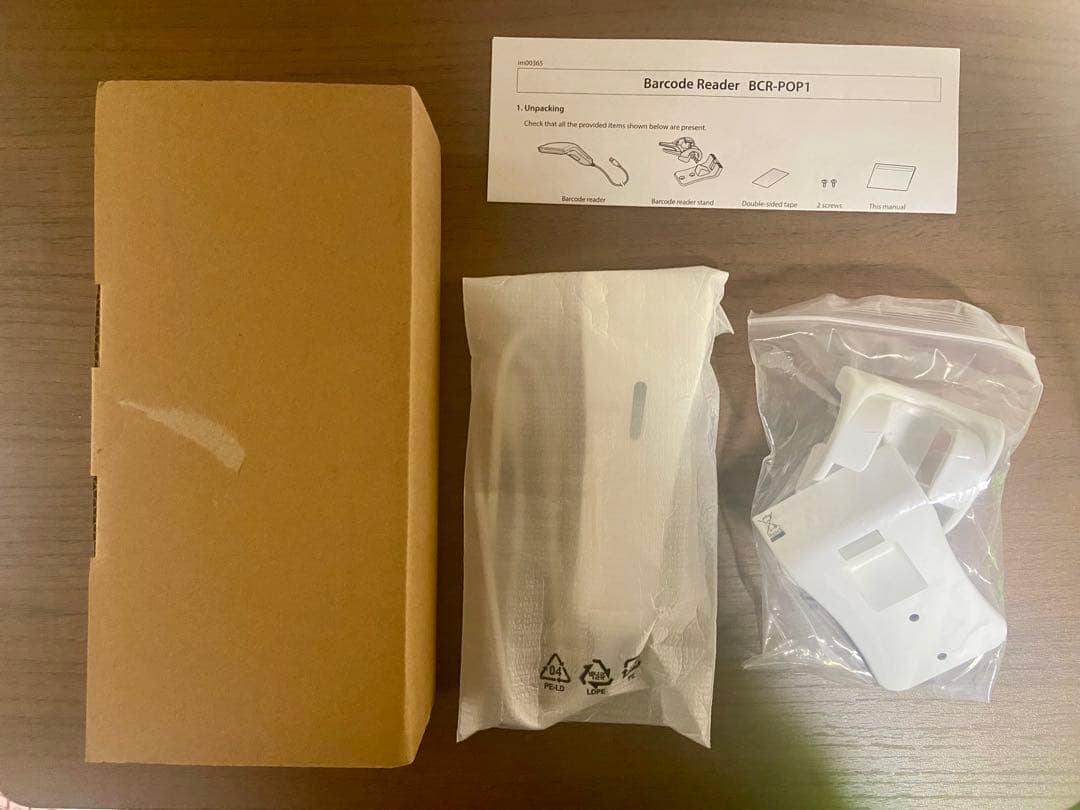 【限りなく未使用】スター精密mPOP用バーコードスキャナー(BCR-POP1 )