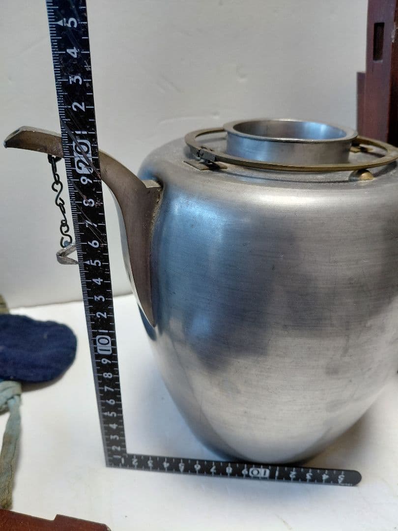 骨董　古琉球　湯庫　タークー　錫器　酒器　茶道具