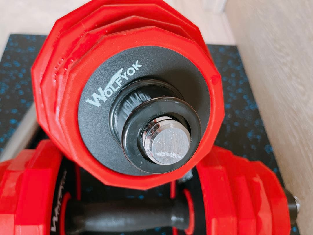 宅トレに最適♪Wolfyok 25kg 可変式ダンベル