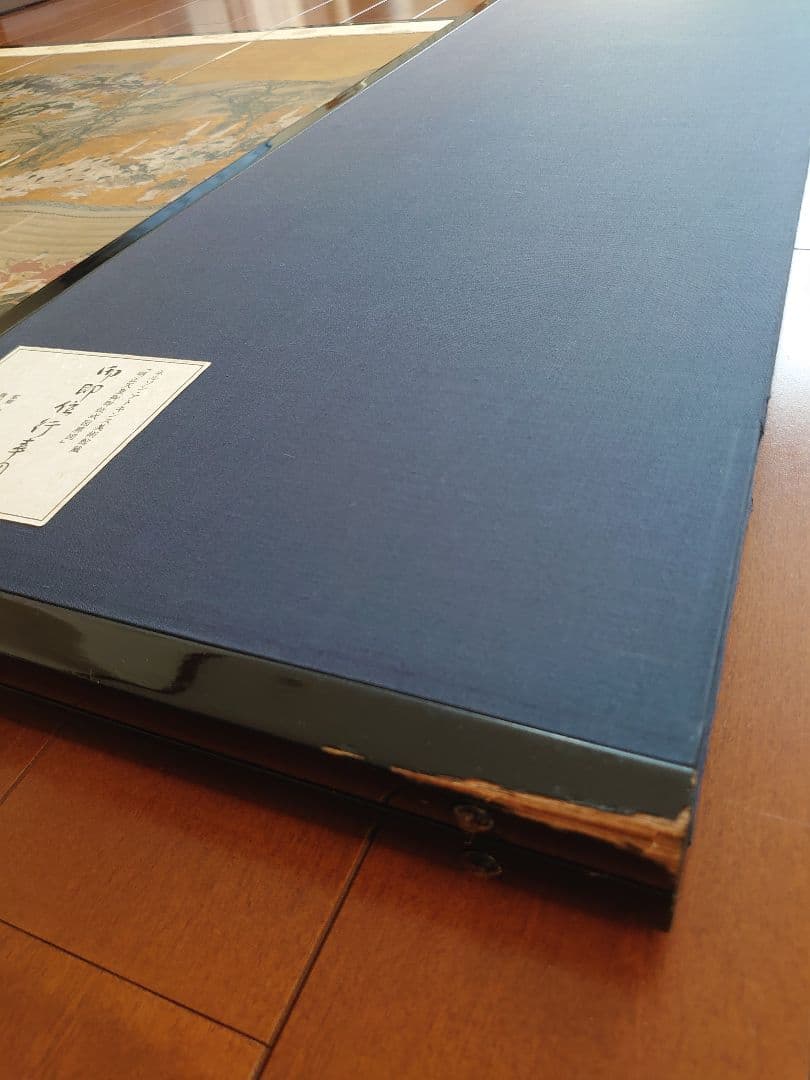 明正天皇　御即位行幸図六曲屏風　狩野探幽　複製画（デジタル工芸印刷）