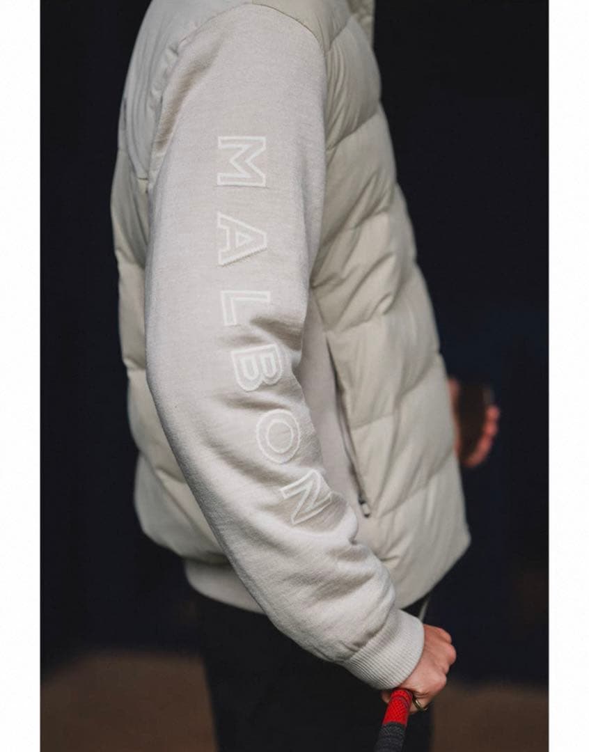 即日発送マルボンメンズ ゴルフウェアダウン アウタージャケットニットダウン2XL