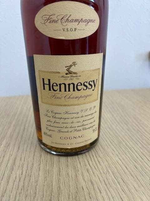 ヘネシー VSOP ファインシャンパーニュ スリムボトル クリアボトル