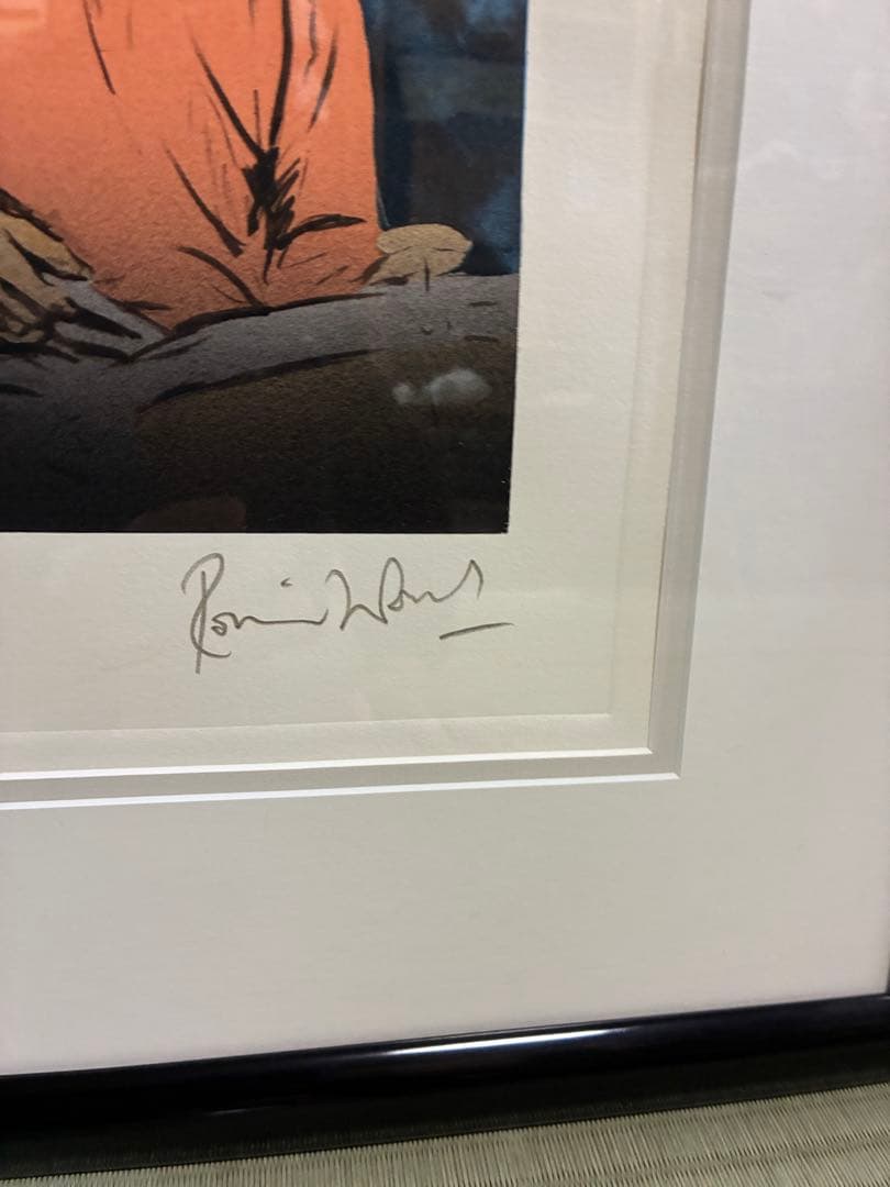 ザ·ローリングストーンズ　リトグラフ　 ロンウッド作