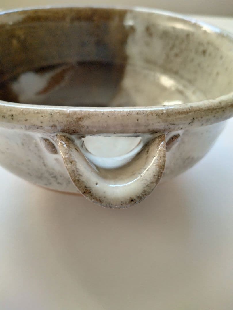 朝鮮唐津 片口　13代太郎右衛門　掛け分け　素晴らしい景色　料理鉢