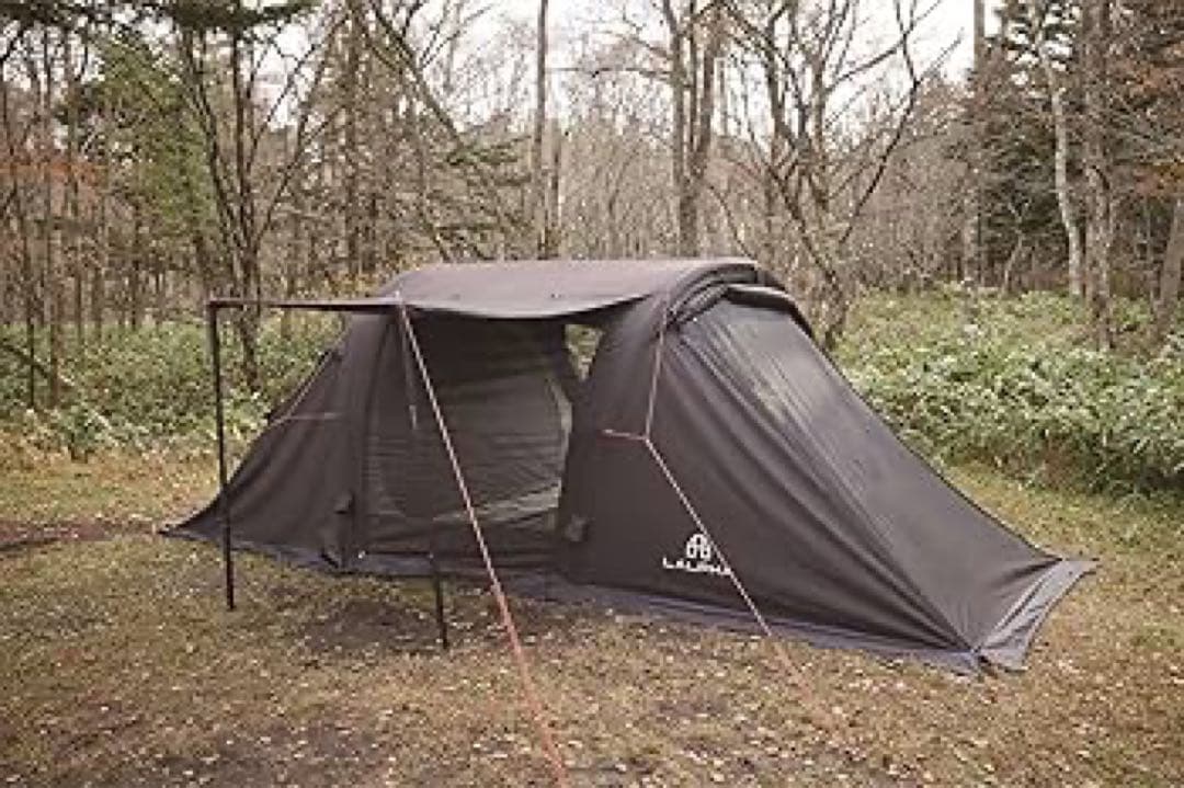 美品　LALPHA エアーテント ジオエア TC BK