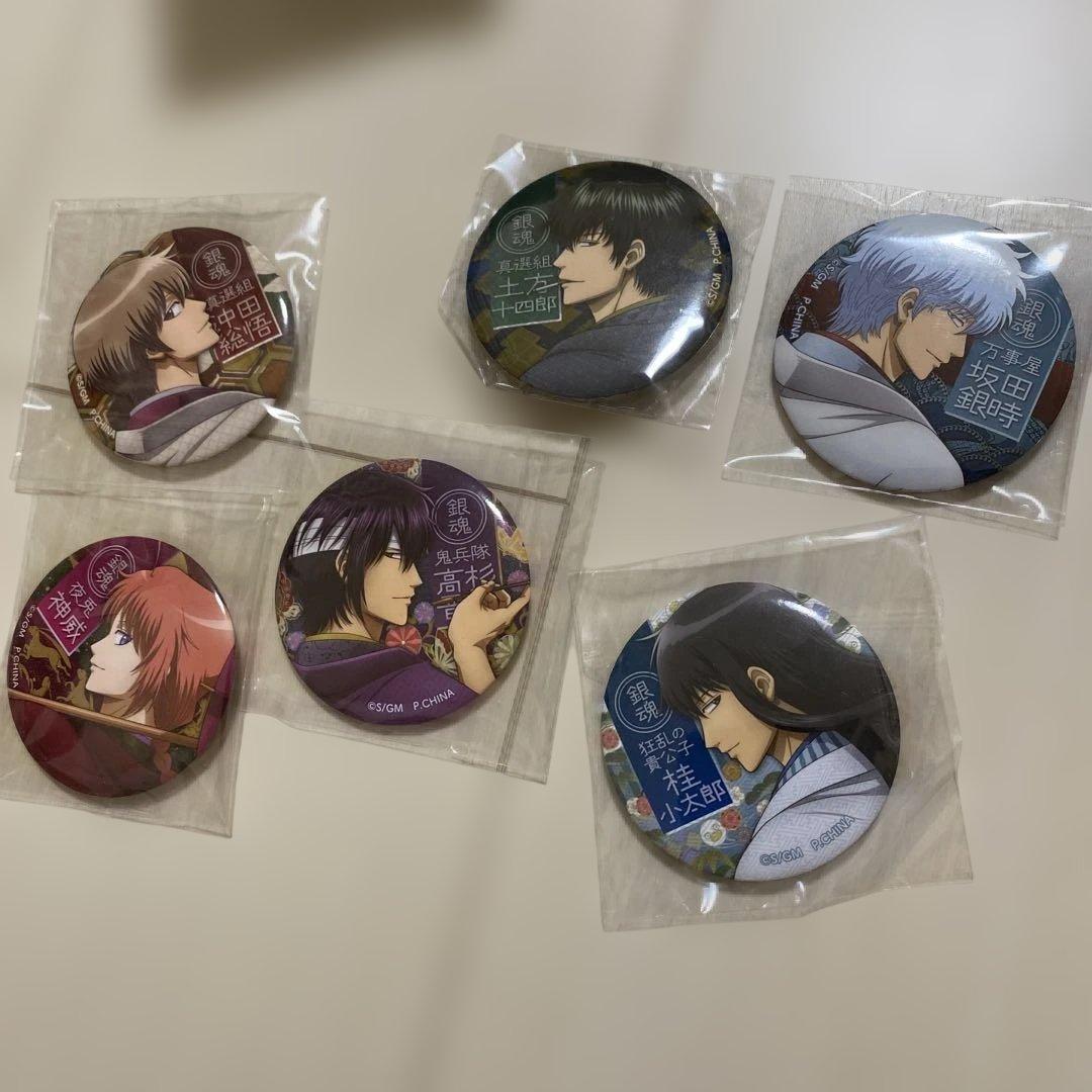 銀魂　缶バッジ 6個セット