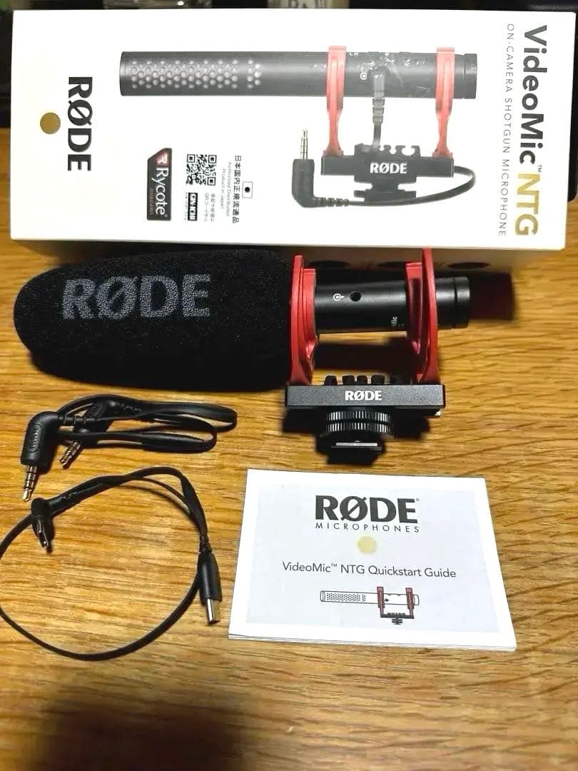 RODE VideoMic NTG コンデンサーマイク 未使用に近い 付属品完備