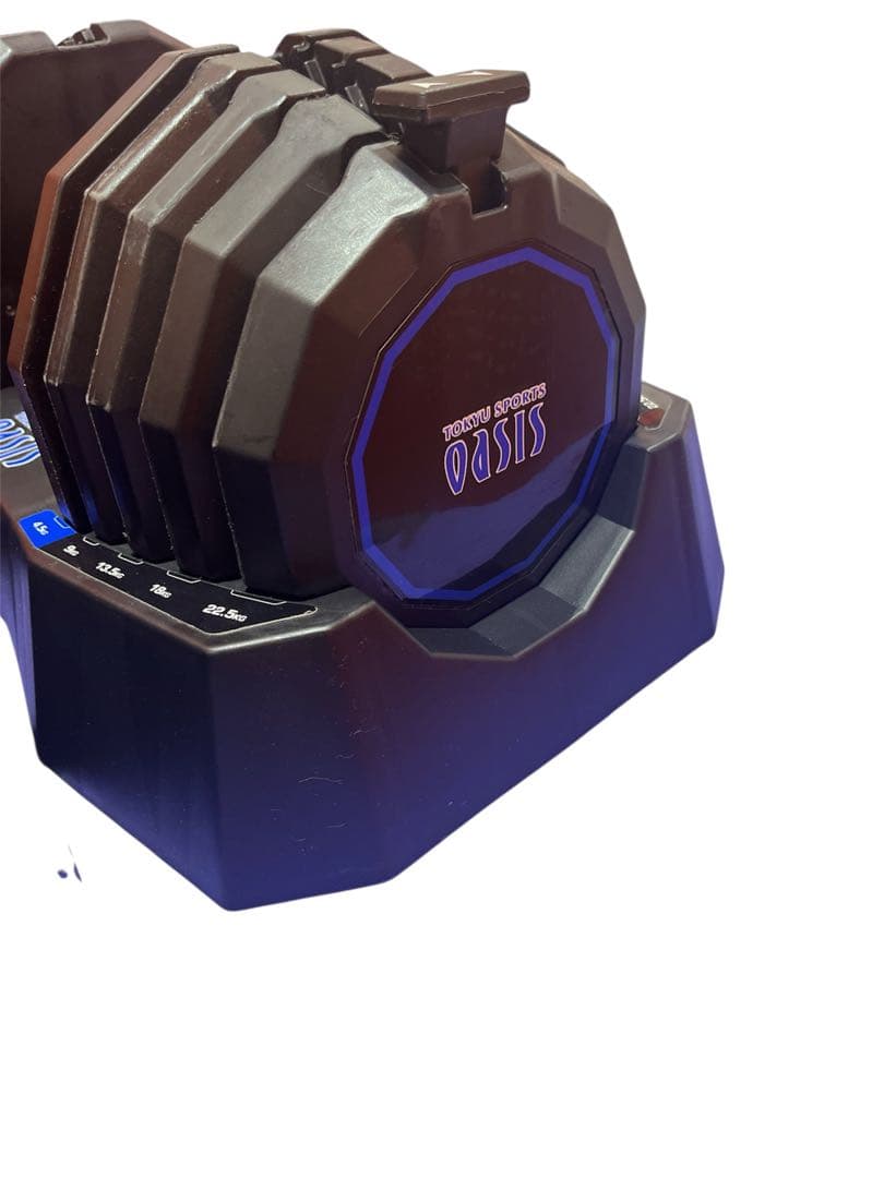 東急スポーツオアシス アジャスタブル ダンベル 22.5kg 可変式 2/2