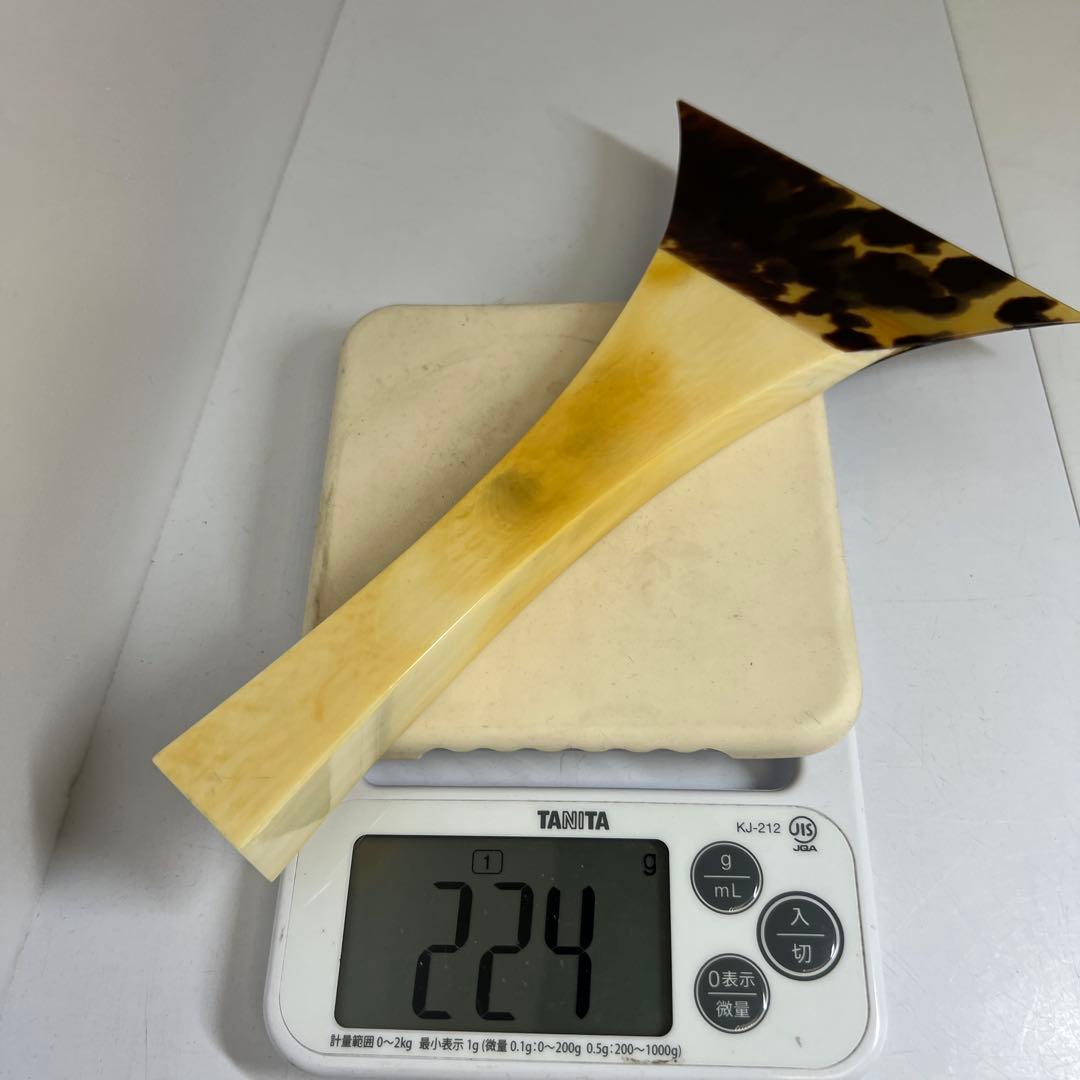 極上　鼈甲　津軽三味線バチ　ケース付　東Y7-1226①トコヒ