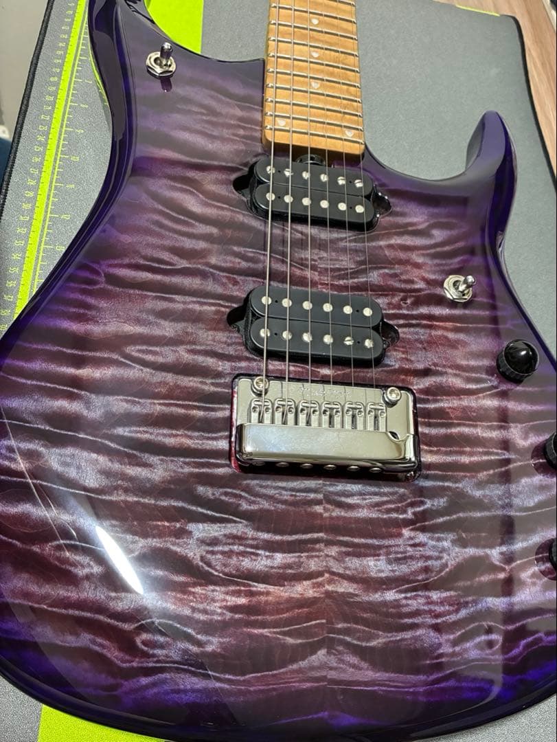 ギター MUSIC MAN JP15 Purple nebula quilt