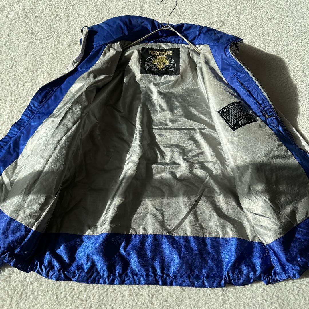デサント スキーウェア 上下 洗える ウィンタースポーツ 男女兼用 M ブルー