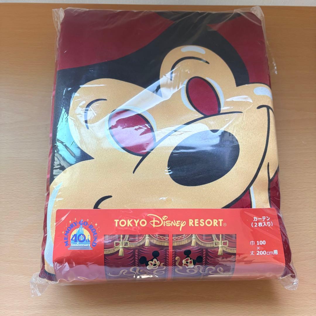 ミッキーマウスレビュー　カーテン
