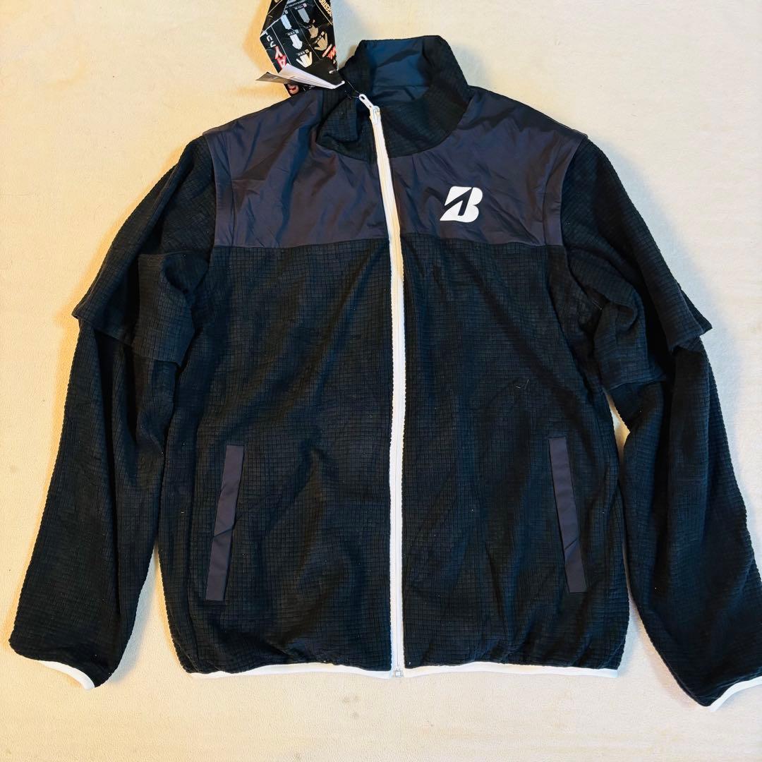 新品 ブリヂストンゴルフ 6WAY防風リバーシブルブルゾンL