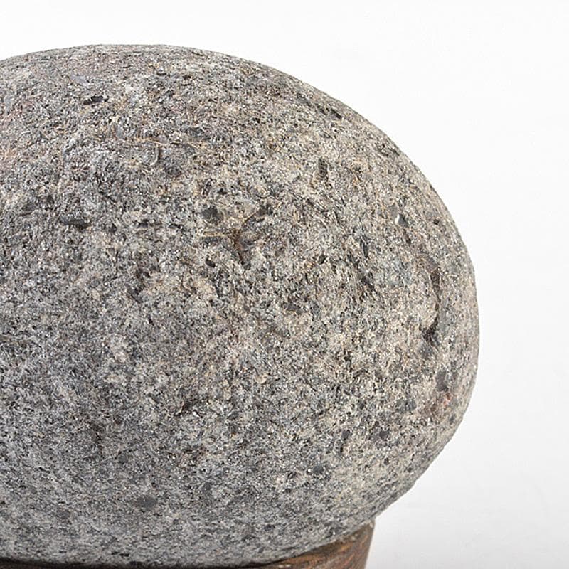 鑑賞石　天然石　置物　唐木台付　2点まとめて　C　R6220