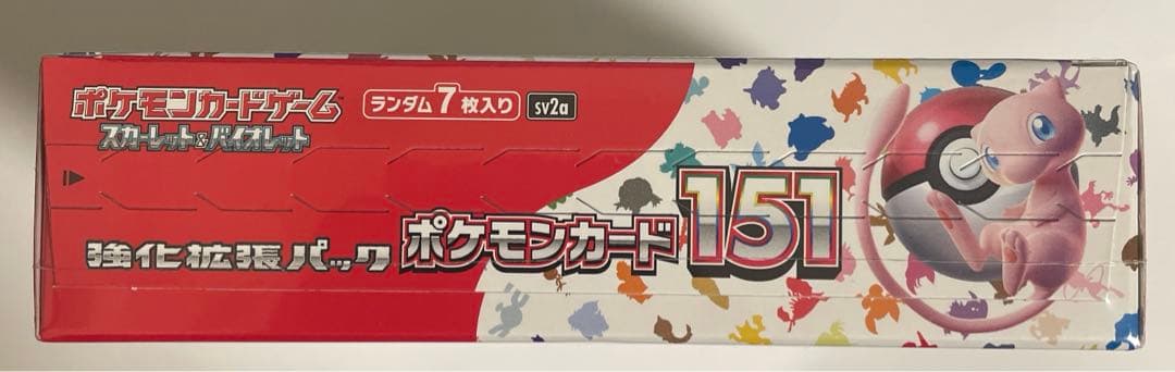 ポケカ151 シュリンク付き　1BOX シュリンク少し破れあり