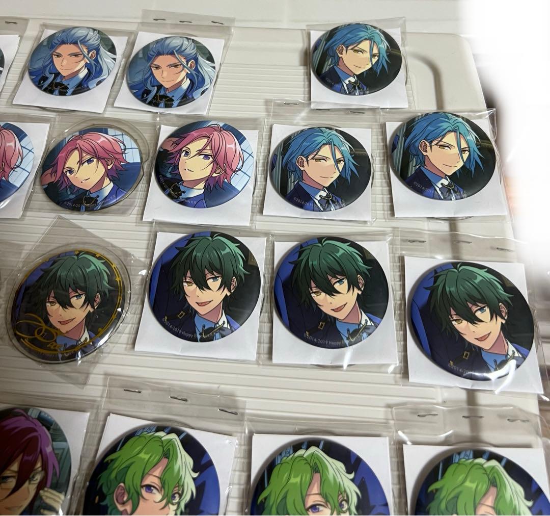 あんさんぶるスターズ！！ 5周年缶バッチ、三毛縞斑、巴日和、影片みか