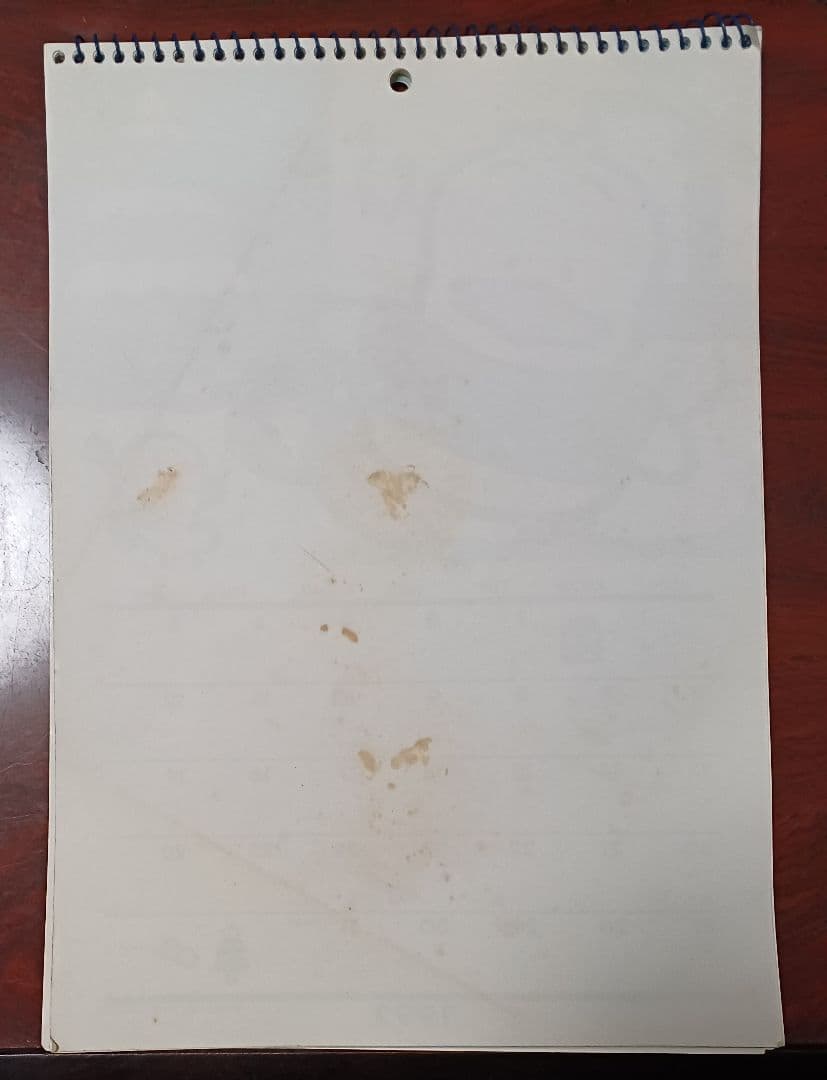 サンリオ　SANRIO　あひるのペックル 1992年カレンダー