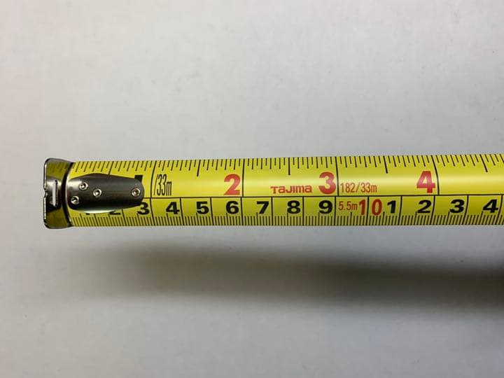 タジマ スケール コンベックス Zロック-25 5.5m 尺相当目盛付×3個