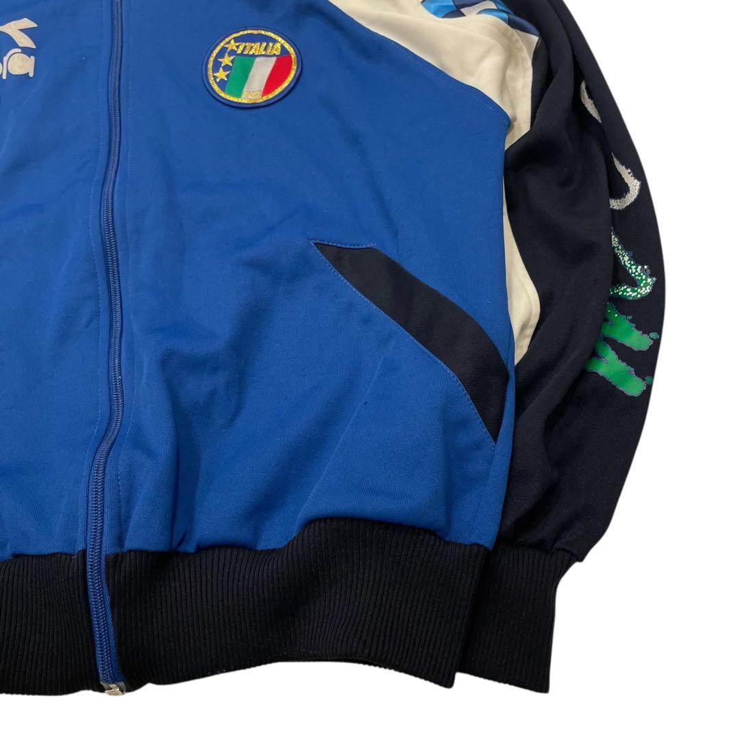 ヴィンテージDiadoraイタリア代表トラックジャケットサッカージャージ80s