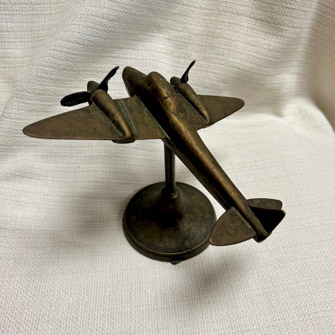 ヴィンテージオブジェ　真鍮製イギリス戦闘機ボーファイター