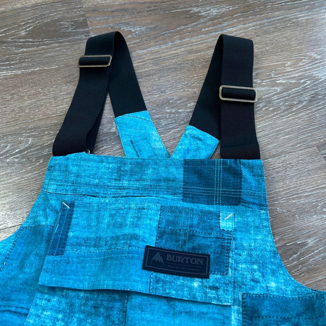 バートン ゴアテックス ビブパンツ スノボウェア つなぎ ブルー　S レディース
