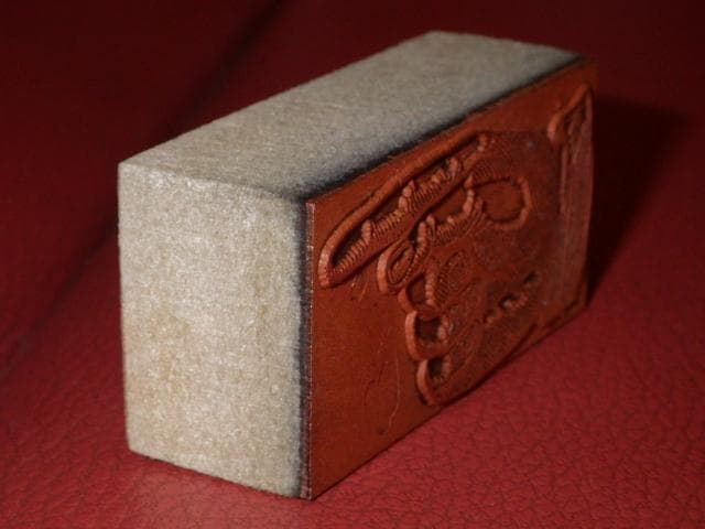 ポインティングハンド★メタル★スタンプ★16★イギリス★ビンテージ★指差し★