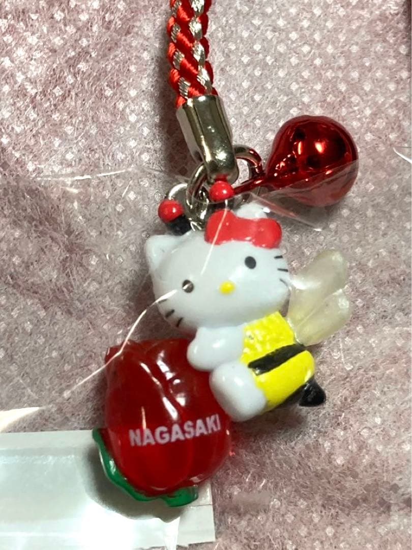 未開封　ハローキティ ストラップ　長崎　限定　根付け　サンリオ　4個　セット　⑥
