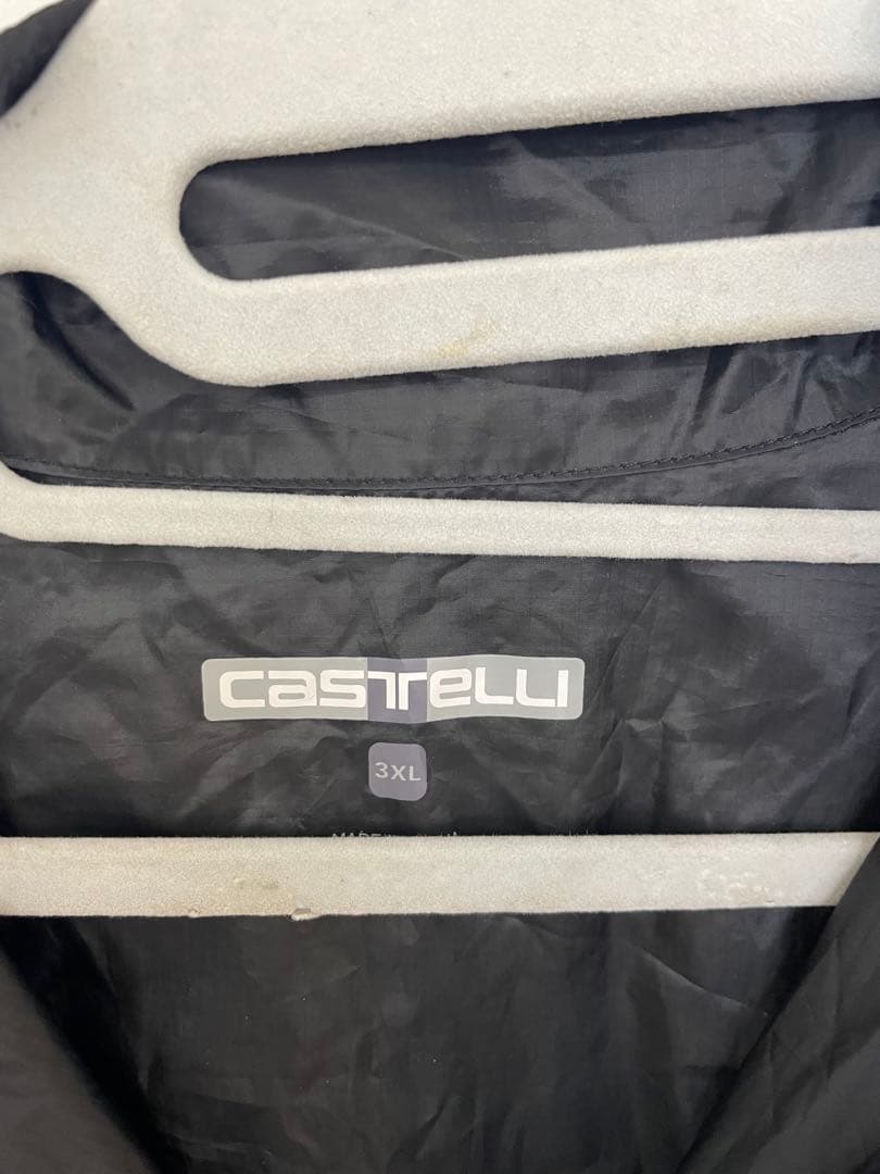 Castelli サイクルジャケット 3XL 黒