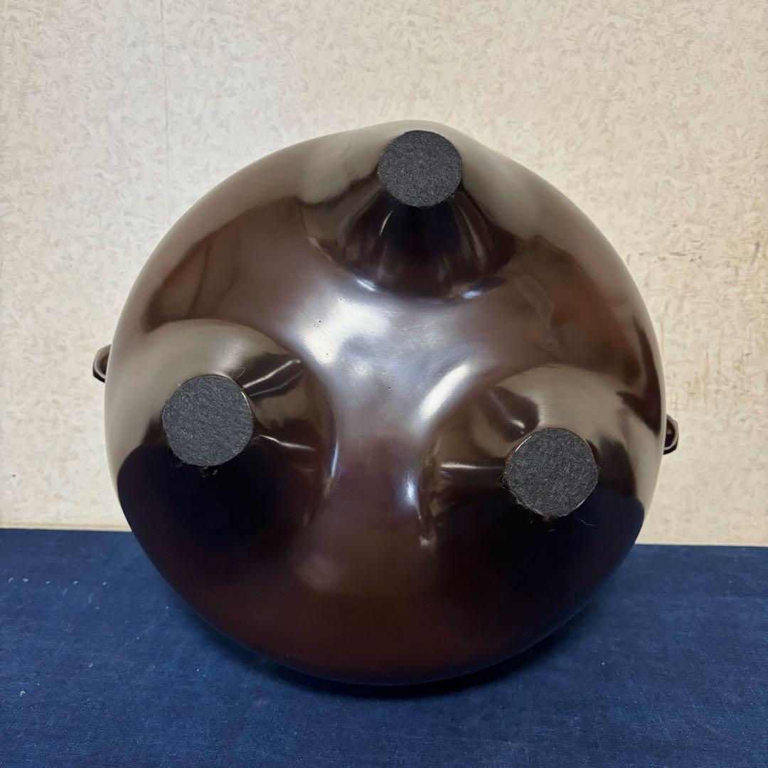 風炉/茶釜/電熱器/唐銅鬼面風炉/野々田製電熱器/敷板/茶道具/お点前道具