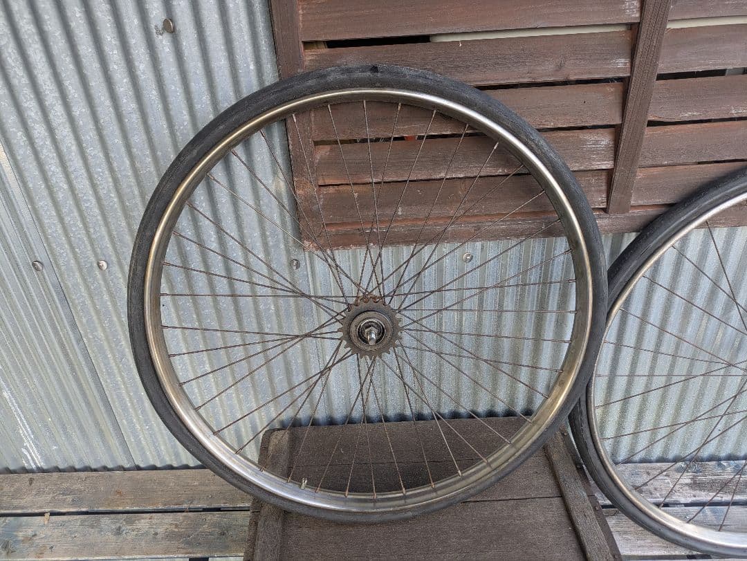 アラヤ BEホイール 実用車 前後セット 昭和 レトロ 自転車