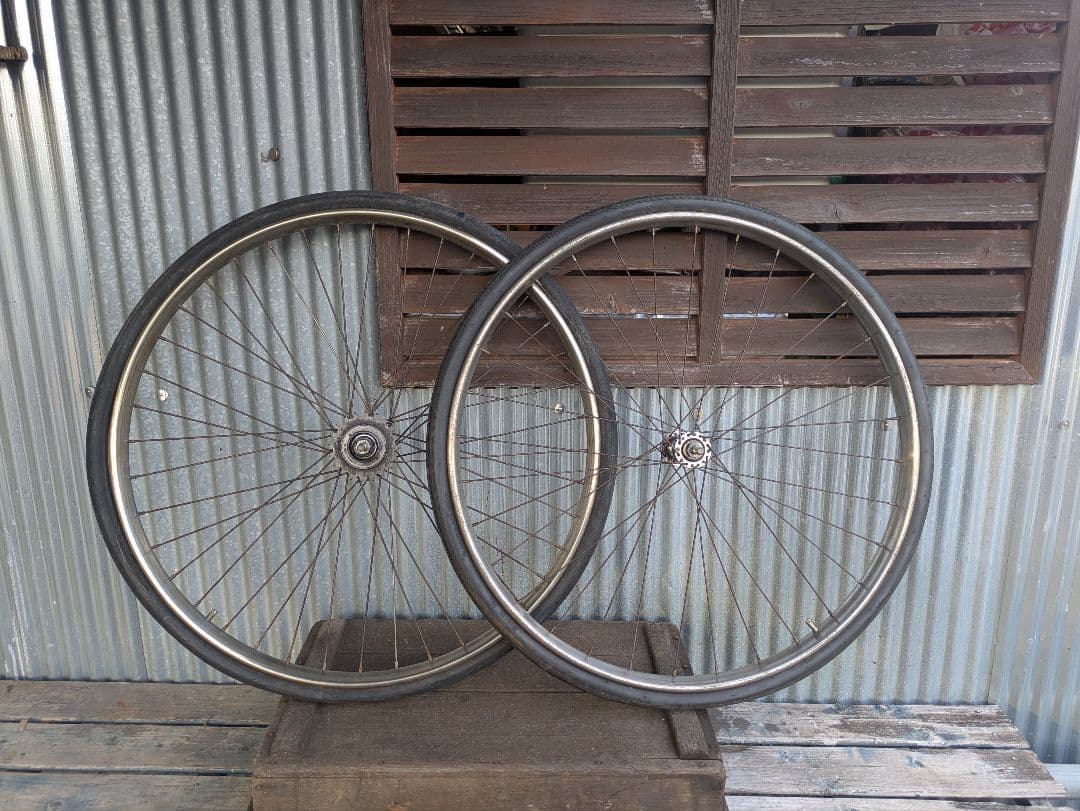 アラヤ BEホイール 実用車 前後セット 昭和 レトロ 自転車