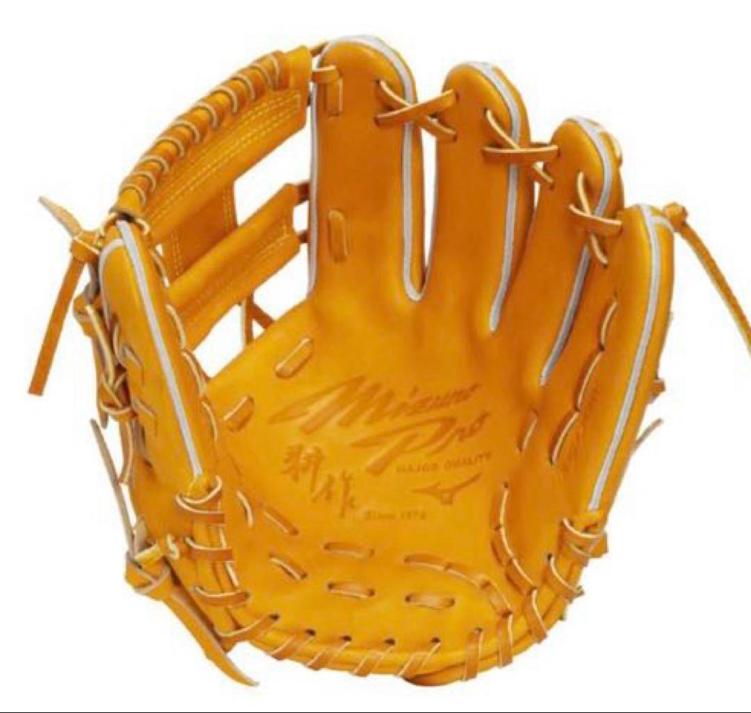 最終お値下げ！【限定】ミズノプロ　岸本耕作マイスター監修グラブ