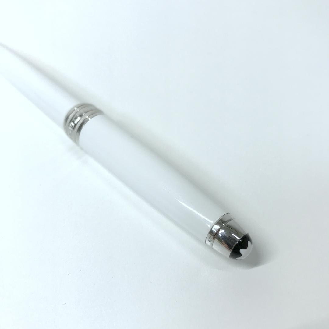 【ほぼ未使用】MONTBLANC マイスターシュテュック ホワイトソリテール