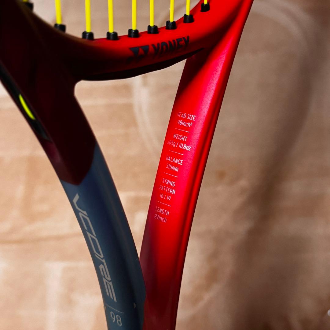 YONEX VCORE 98 (2021) G3 0.5インチロング